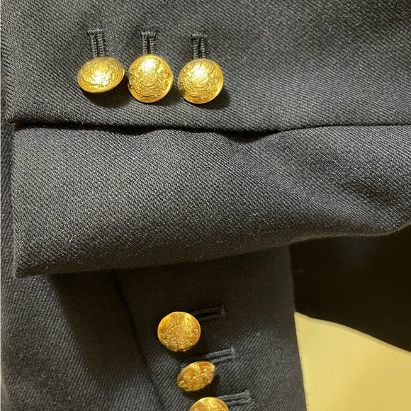 J Crew Navy Wool Schoolboy Blazer, Women Size 8 - Picture 5 of 6